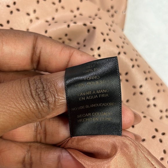 Sunday in Brooklyn Women’s Blush Pink Skater Mini Skirt Size 4 Summer Side Zip - Picture 5 of 11